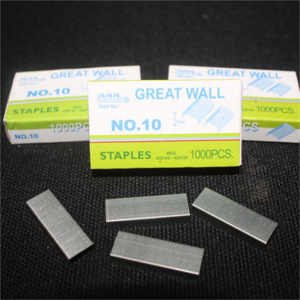 

ISI STAPLES KUALITAS OKE / ISI STAPLES MURAH / ISI STAPLES MEREK GREAT WALL NO-10