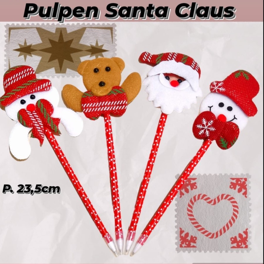 

Pulpen Santa Clause Natal Karakter Random - Ballpoint Sinterk