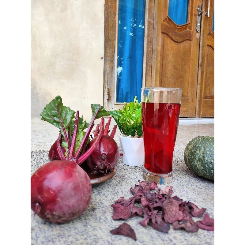 

TEH HERBAL BEET / BEETROOT TEA / KEMASAN 1 ONS/ PENAMBAH DARAH
