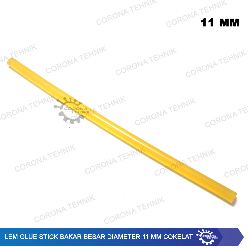 

Lem Glue Stick Bakar Besar Diameter 11 mm Cokelat