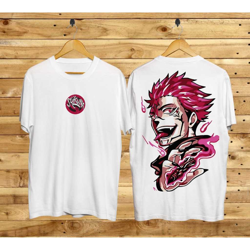 New kaos distro / kaos sablon terbaru / kaos JUJUTSU KAISEN / kaos ANIME JEPANG / KAOS SUKUNA full k