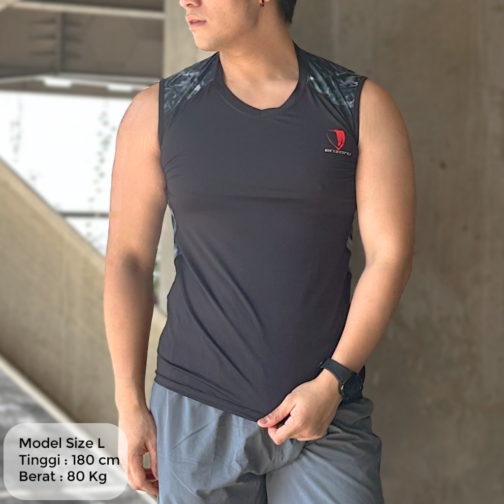 Ucs Enzoro Berbagai Warna dan Motif | Hitam | Tosca Hitam | Hijau | Biru | Merah Hitam | Tanktop | P