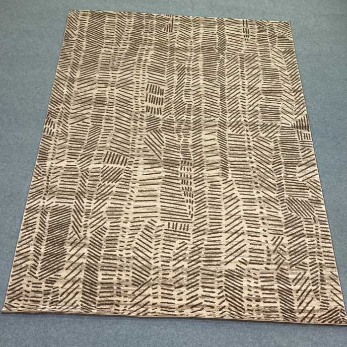 Karpet Turki Import Permadani 200x290 Modern Brown Line Karpet Import Turki