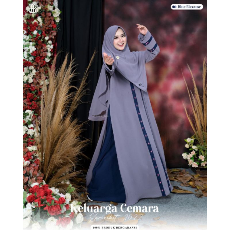 Cemara Abaya Set pashmina