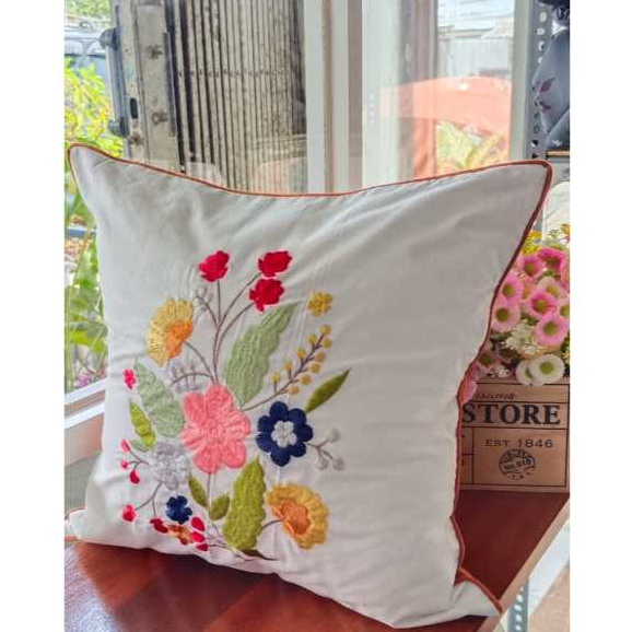 Bantal bordir cantik bantal sofa cantik unik