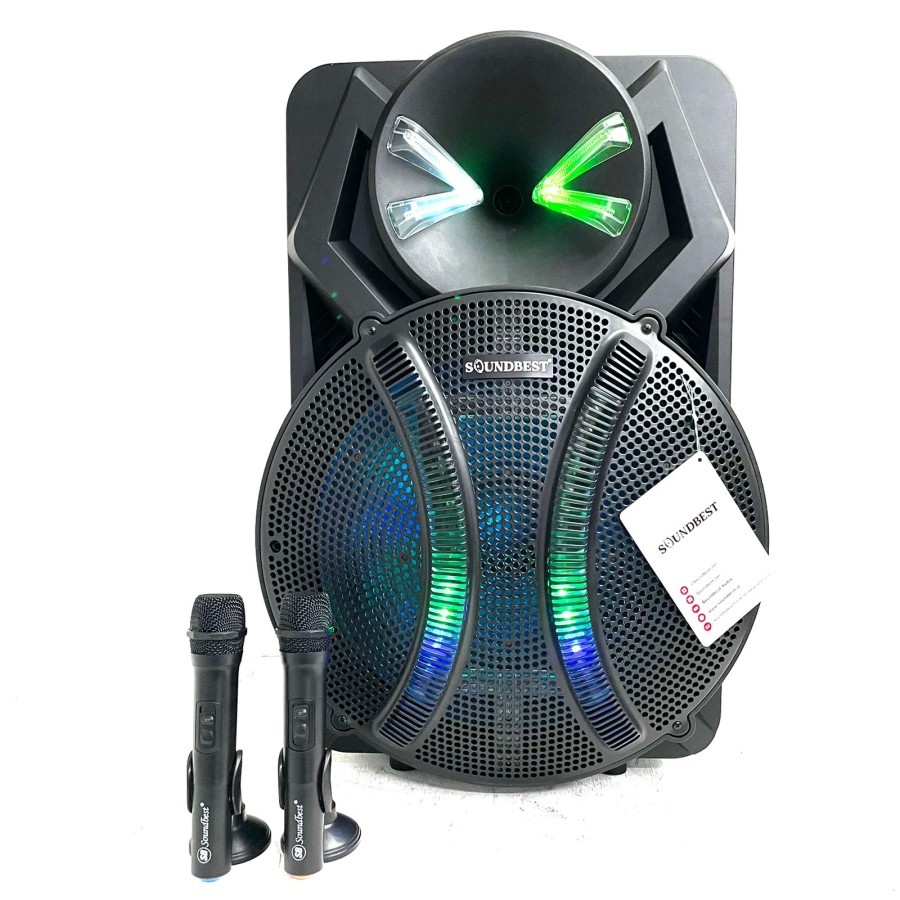 Speaker Portable Wireless Soundbest FT 18 Evolution Original 18 inch