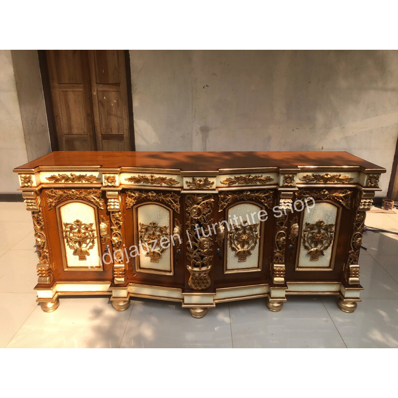 Bufet tv shima kayu jati