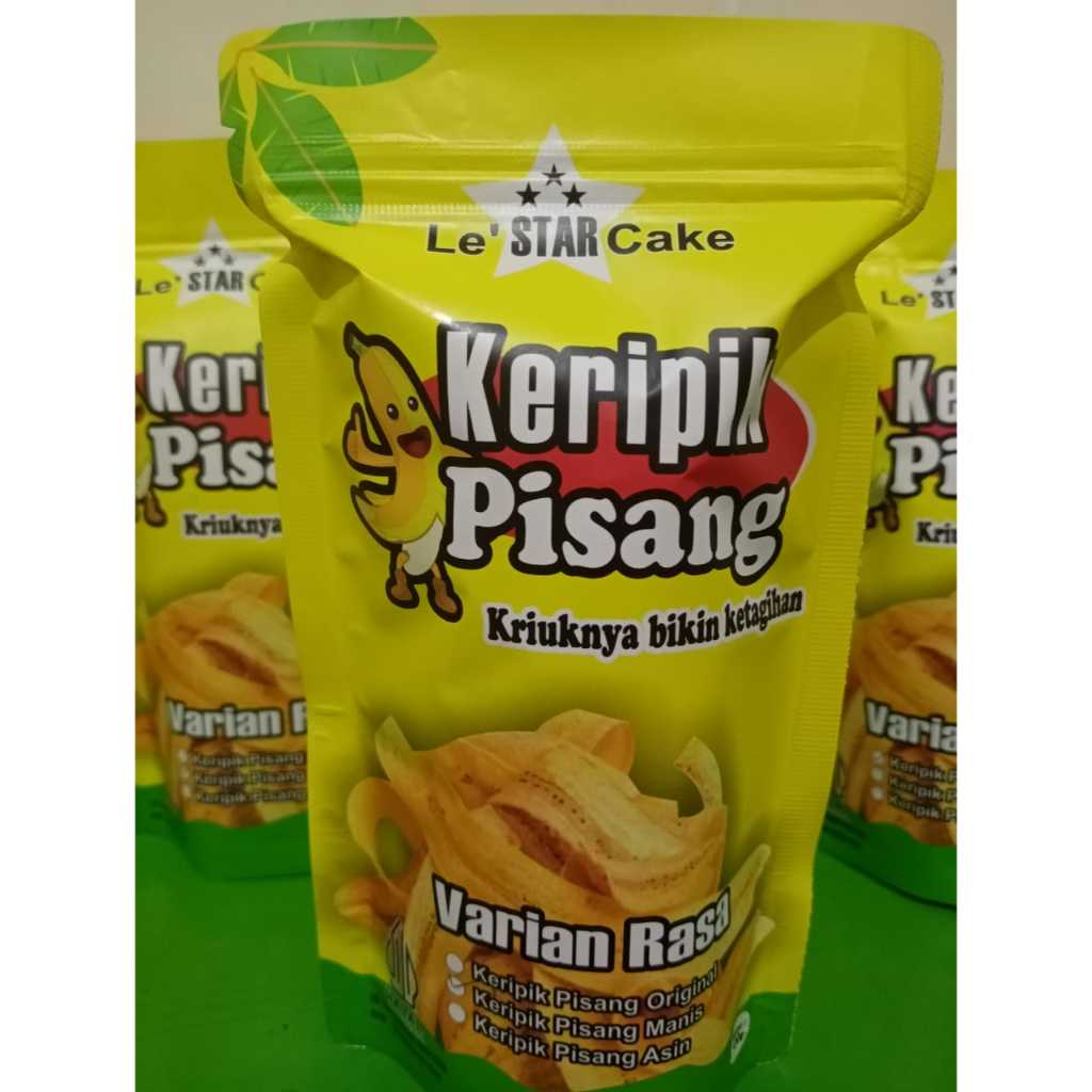 

Keripik Pisang Sehat Le' Star Foods (ORIGINAL) 100 gr Padang