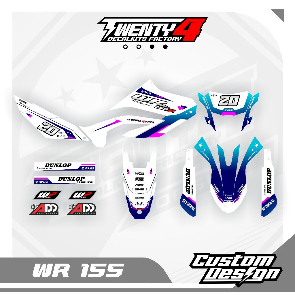 Decal Yamaha Wr 155 Design Bebas custom - Decal Wr155 Custom