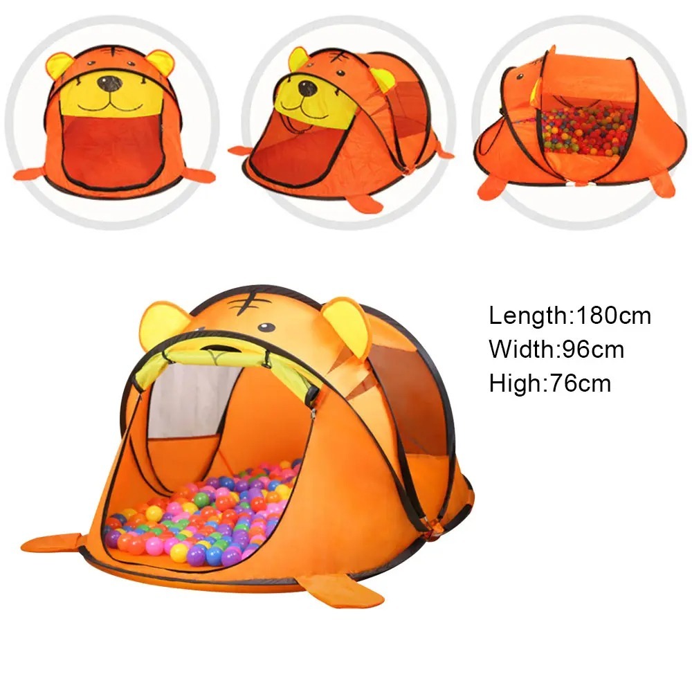 TENDA ANAK KARAKTER HEWAN / TENDA MAINAN INDOOR OUTDOOR / TENDA CAMPING ANAK LIPAT / MAINAN MURAH