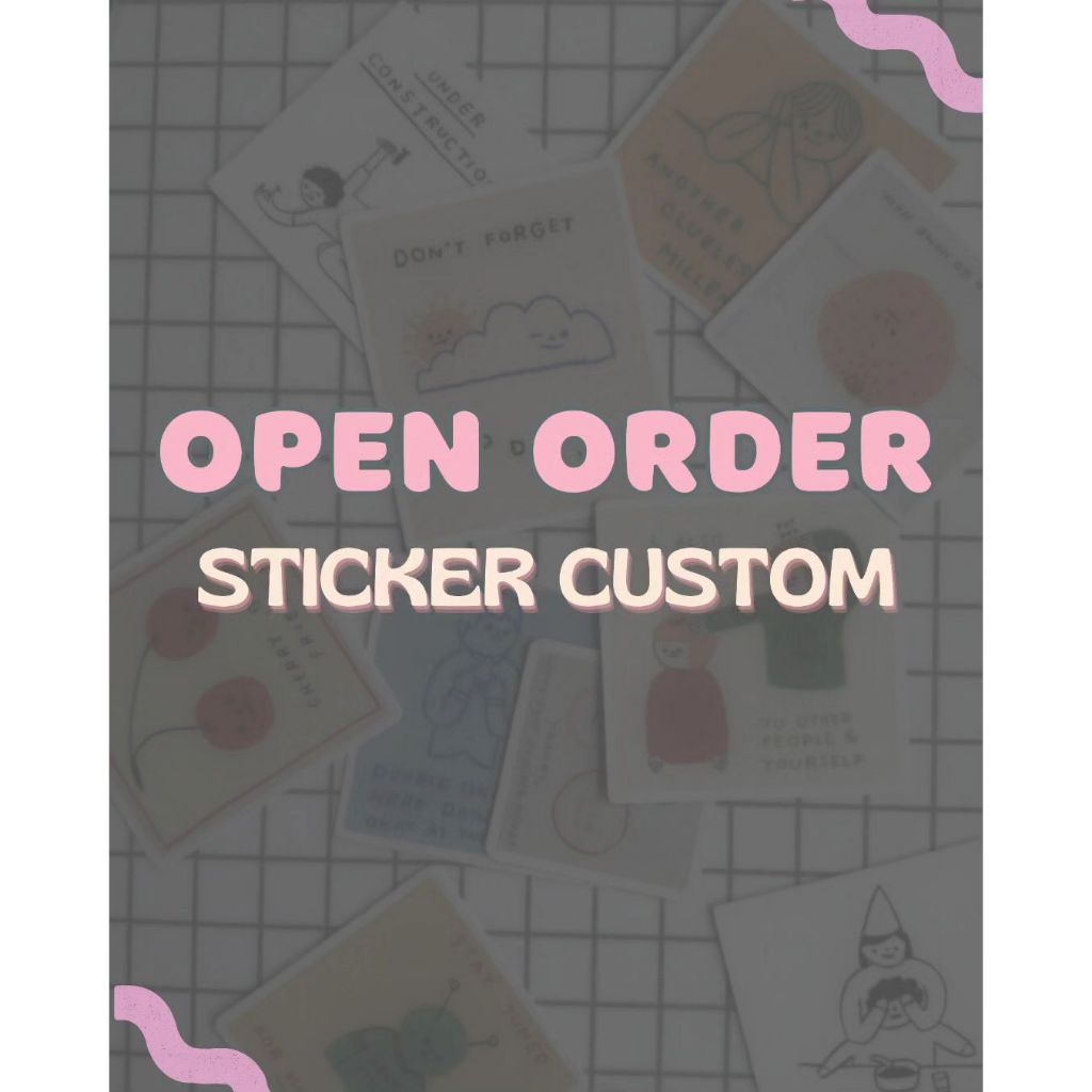 

Custom Sticker Bebas Cetak Gambar Apa Aja
