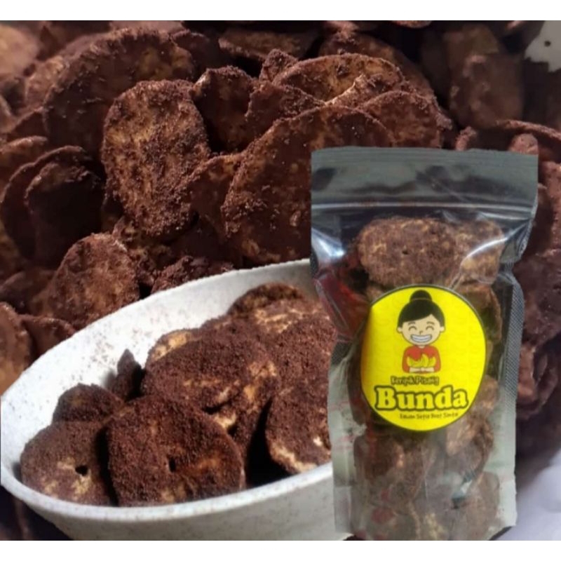 

kripik pisang bunda rasa coklat kemasan 90gr