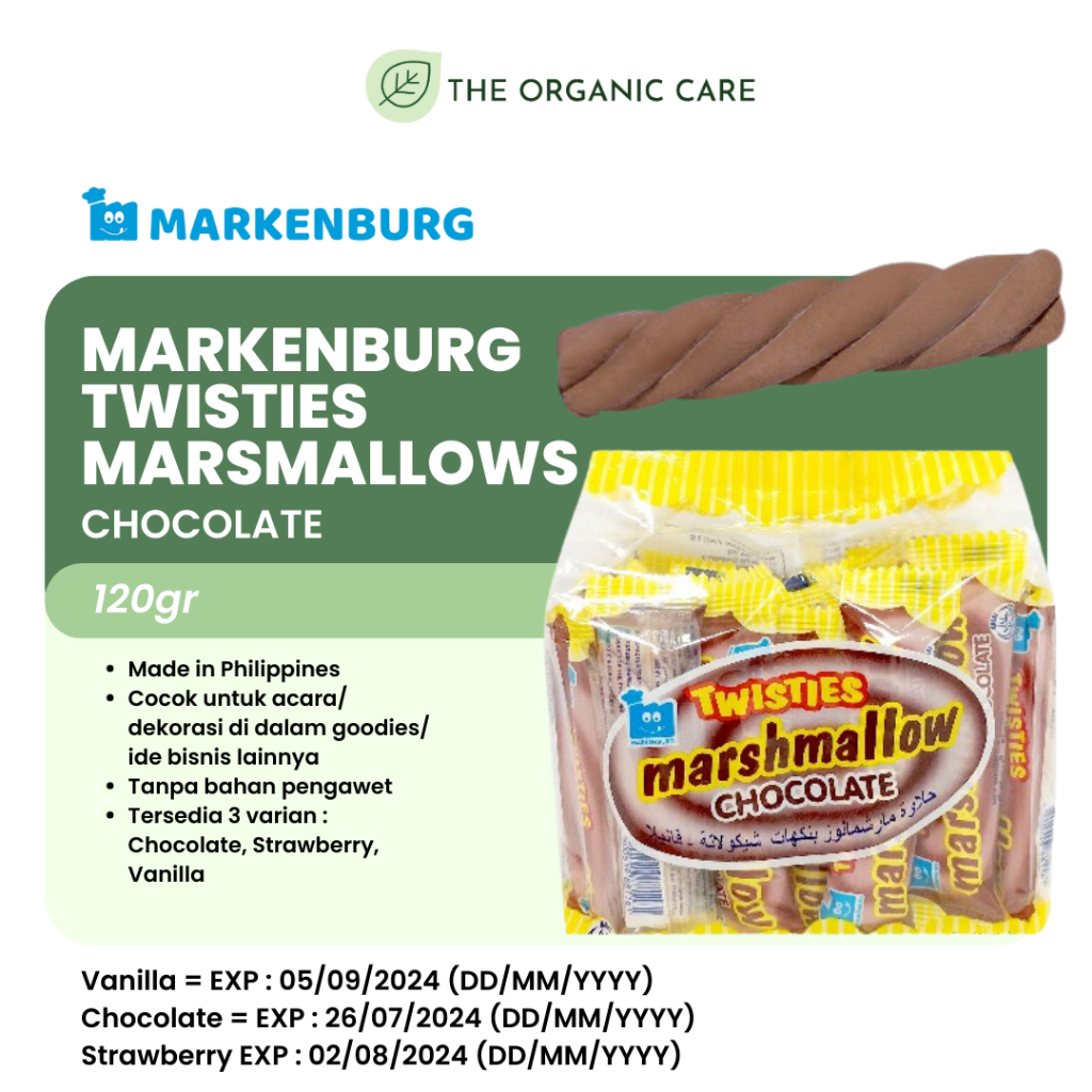 

MARKENBURG - MARSHMALLOW TWISTIES 120GR