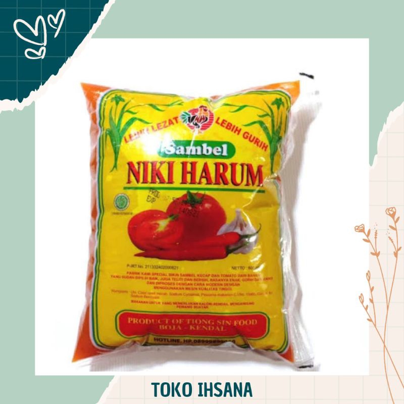 

Saos Sambal NIKI HARUM 600ml Bantal