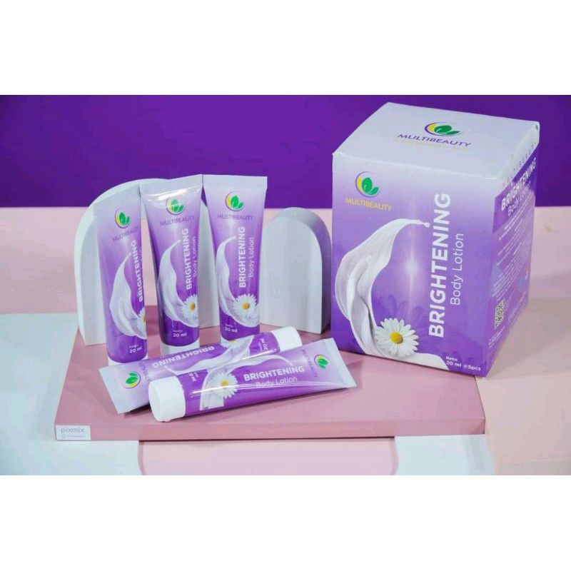 BODY LOTION MULTIBEAUTY - PENCERAH KULIT ALAMI 1 box isi 5pcs