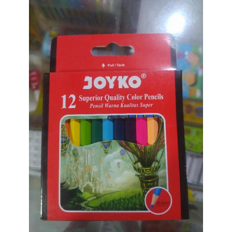

JOYKO PENSIL WARNA ISI 12 PCS