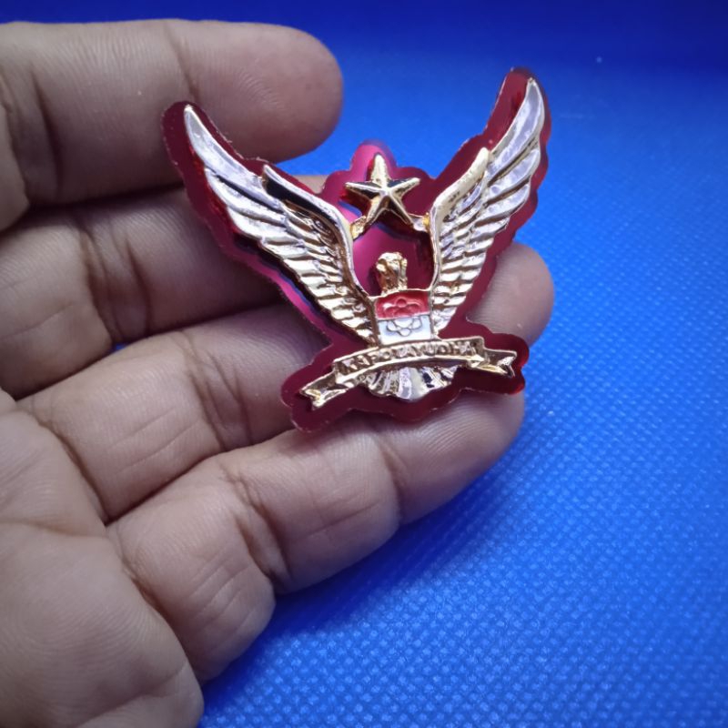 brevet wing pdh hub kapota yudha dasar akrilik mika
