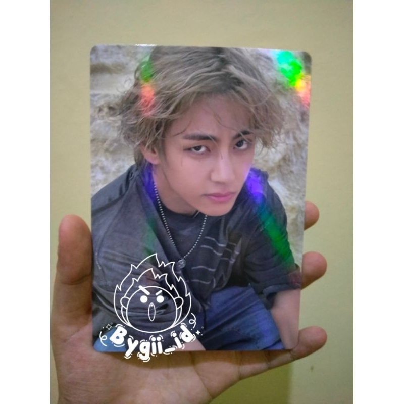 POB LAYOVER TAEHYUNG PHOTO FRAME PHOTOCARD OFFICIAL MURAH