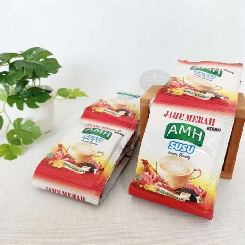 

Jahe Merah Herbal AMH Susu plus Ginseng Perenceng