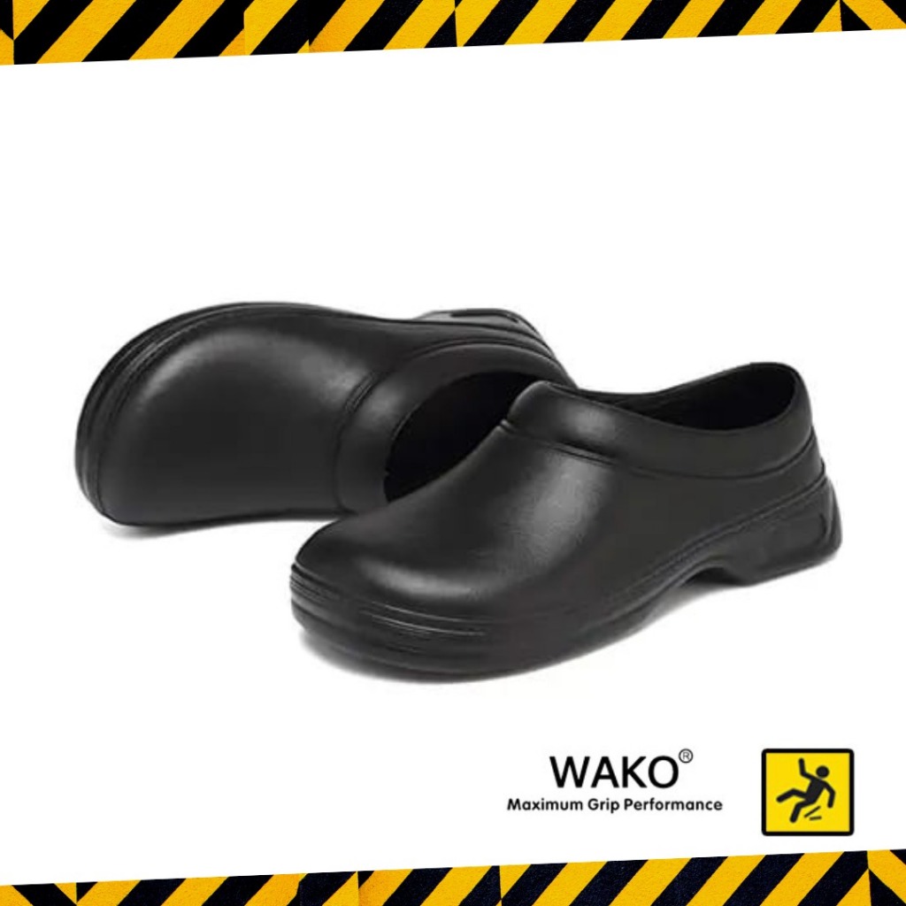 SEPATU KITCHEN CHEF SHOES WAKO MURAH BERKUALITAS SLIP ON #9031