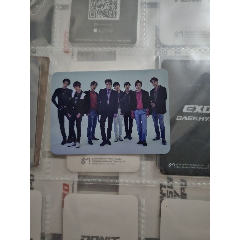 EXO group visa 2 photocard pc official ot8 0t8 xiumin suho baekhyun chen chanyeol d.o kai sehun mins