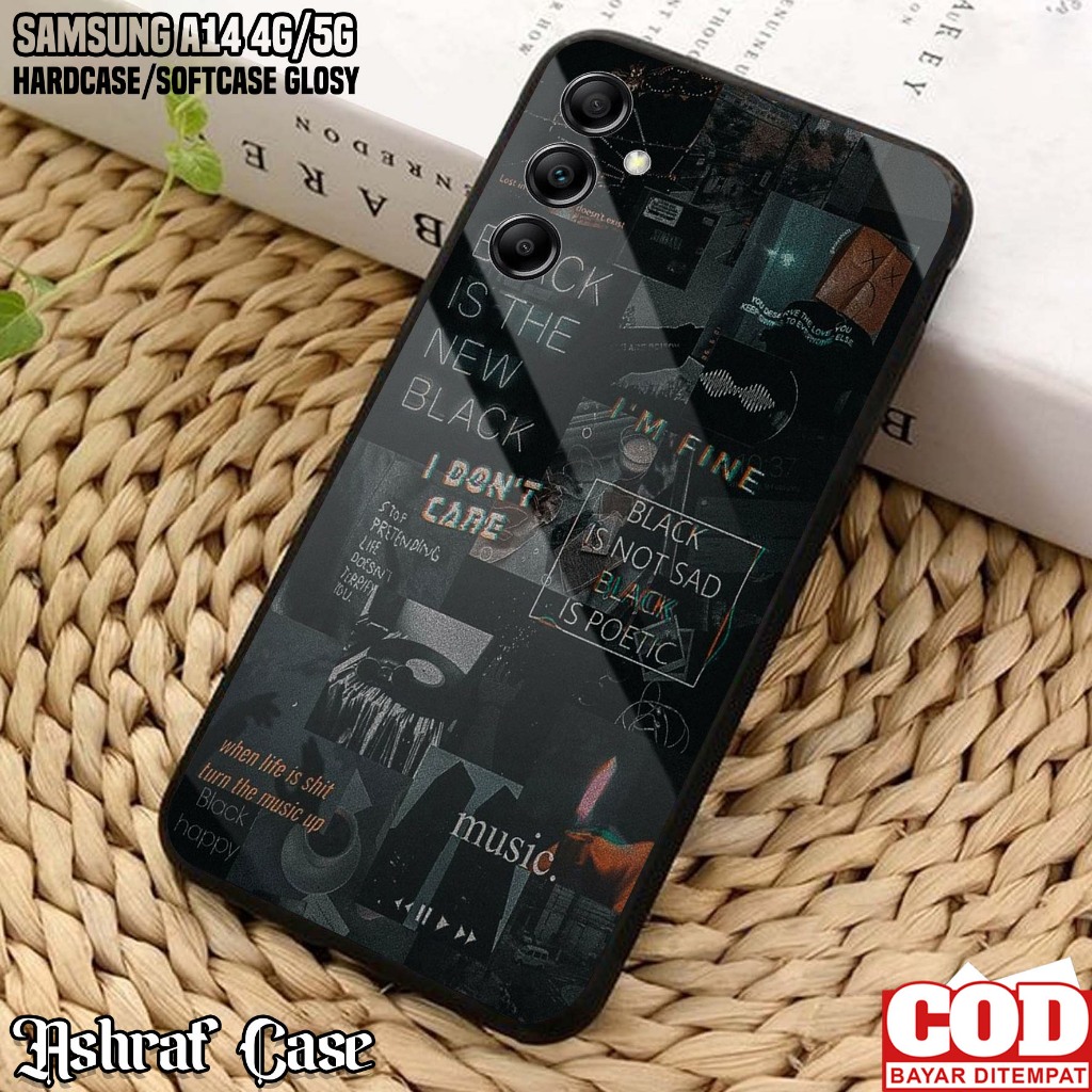 Case Samsung A14 4G 5G - Casing Hp Samsung A14 4G 5G ( AESTH) Silikon Hp Samsung A14 - Kondom hp - K