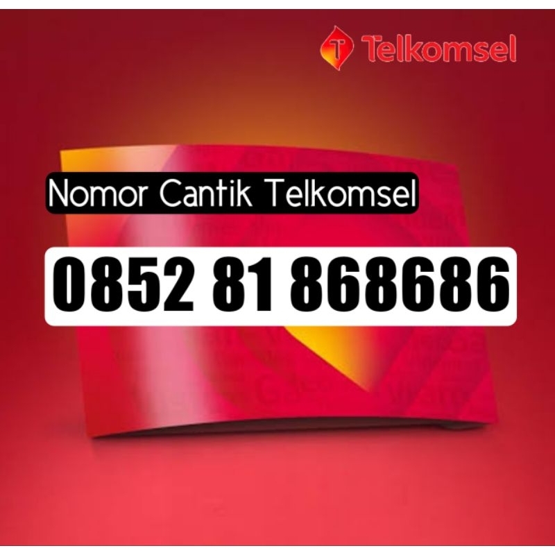 Nomor Cantik Telkomsel 868686 Super 86868686 81868686 8686