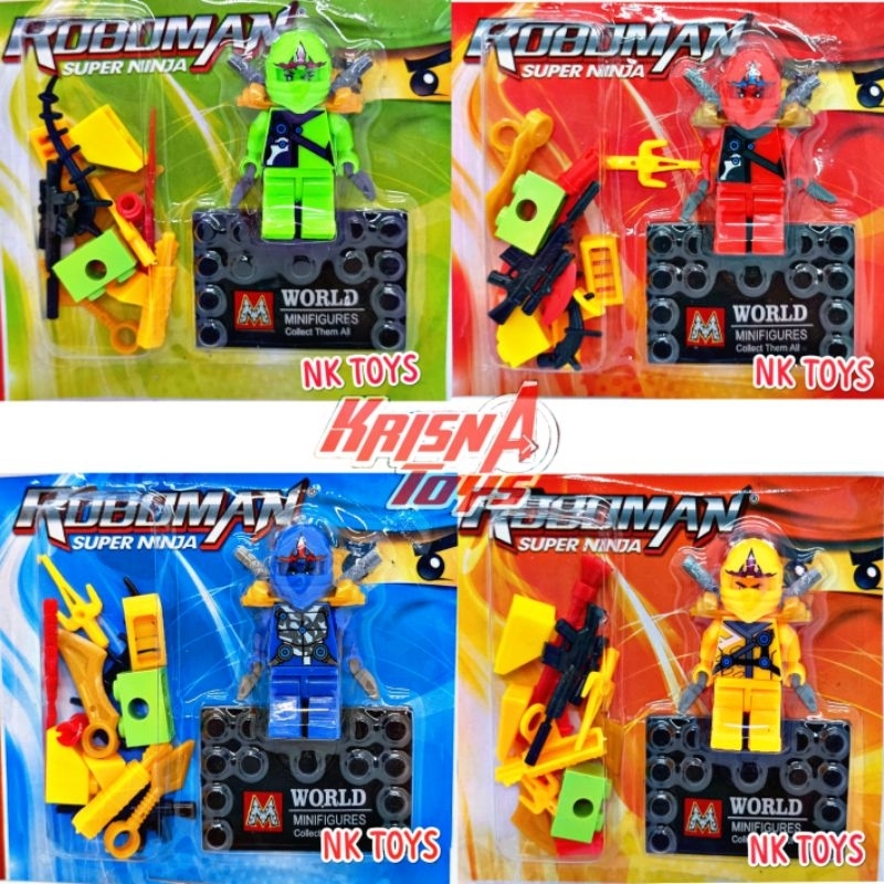 Mainan Balok Susun Figure Ninja Murah/Bricks Super Ninja