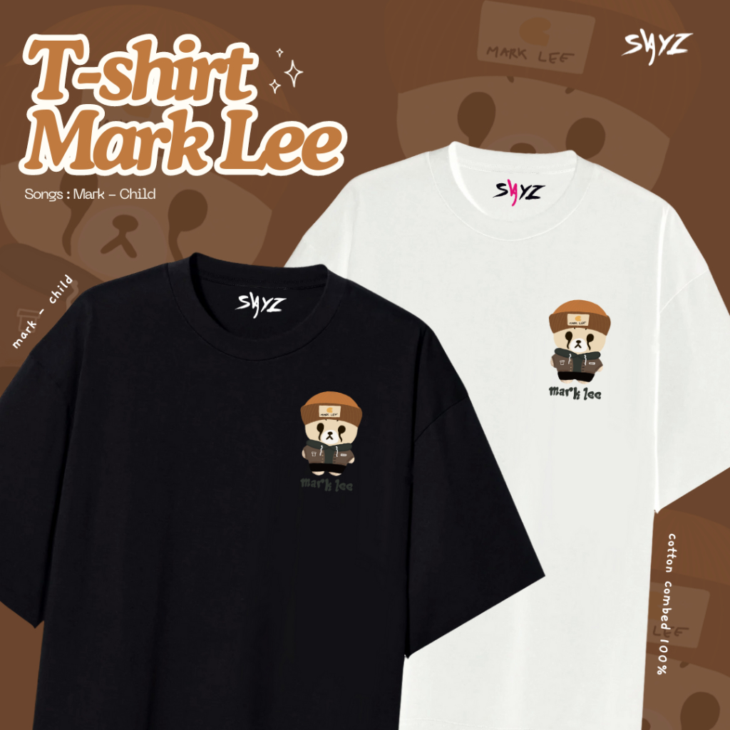 [ READY ] Kaos Mark Lee 'CHILD' - Cheetah doll version - NCT DREAM - nctzen - kaos baju konser