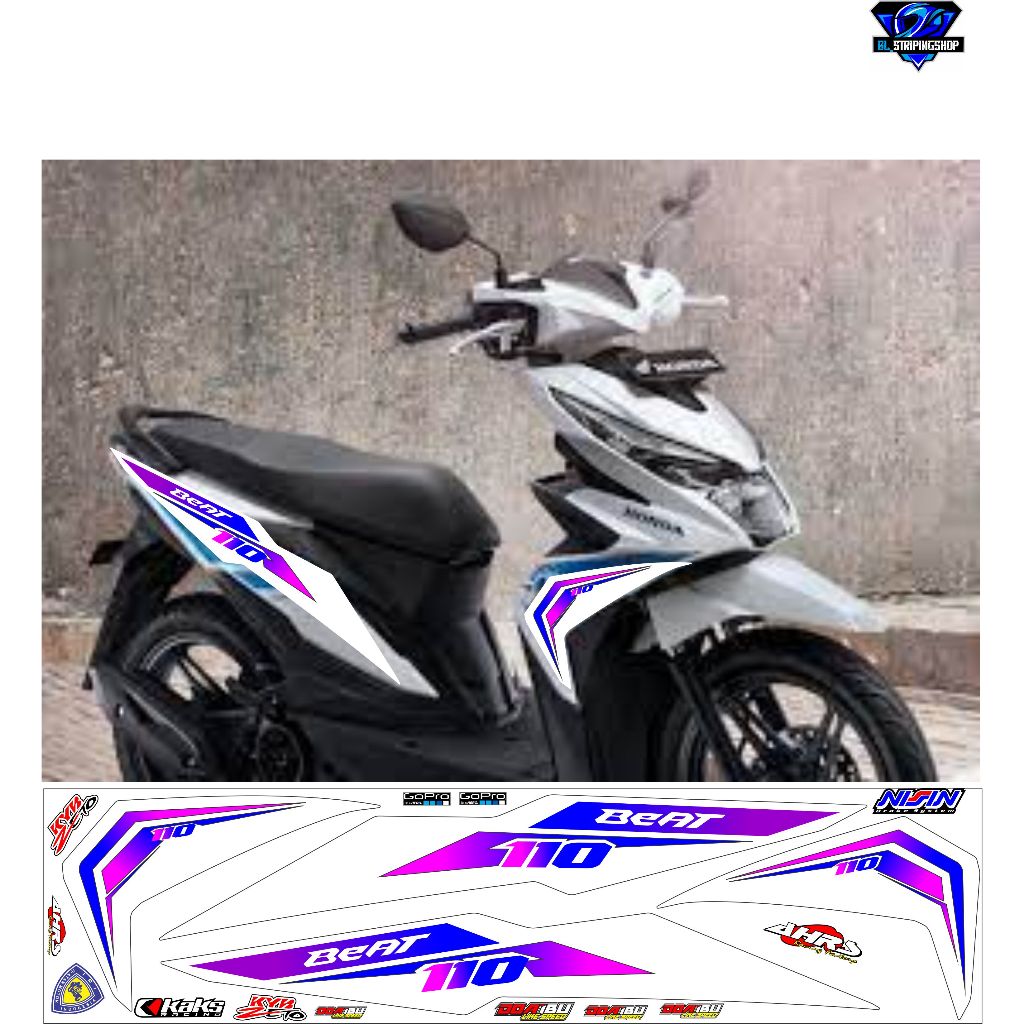 STRIPING  BEAT ESP VAREASI BEAT ESP MOTIP LIS SIMPLE