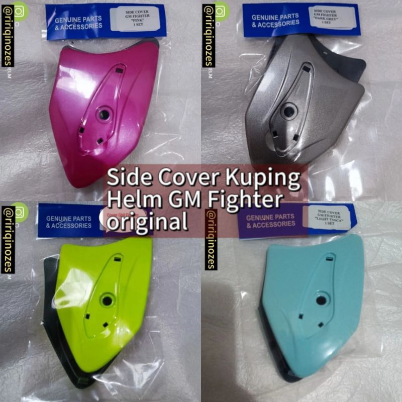 Side Cover Kuping Helm GM Fighter original
