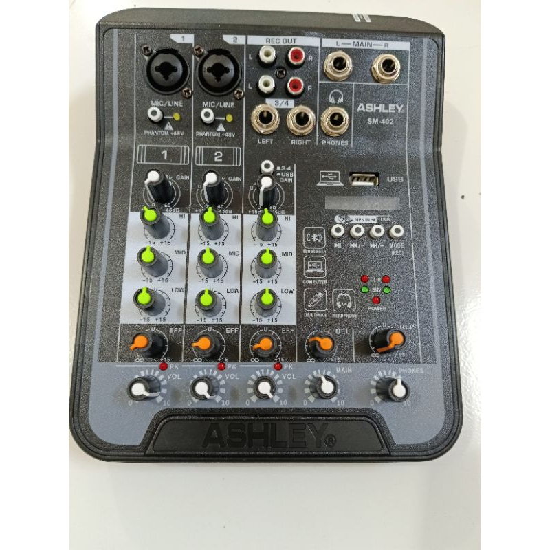 Mixer Ashley SM 402 efek delay