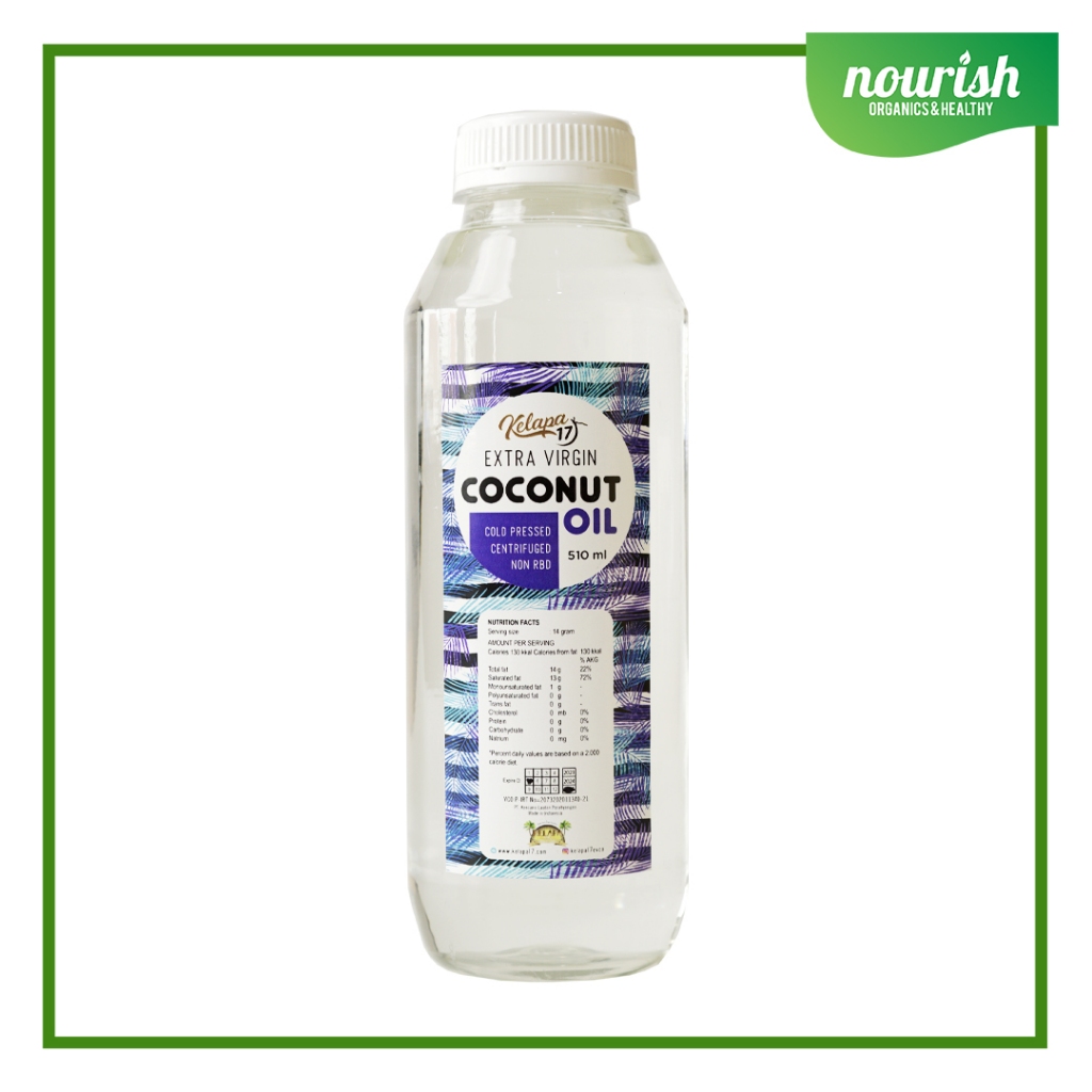 

Kelapa 17, Extra Virgin Coconut Oil 510ml - Minyak Kelapa Murni-Jkut