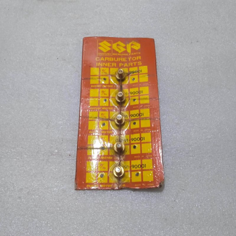 Main jet spuyer Karburator karbu Suzuki Satria 2 tak Original Japan Ukuran 105 97,5 90 (1Pcs)