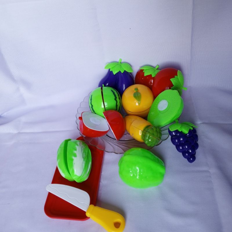 buah potong/mainan buah buahan/aneka buah potong
