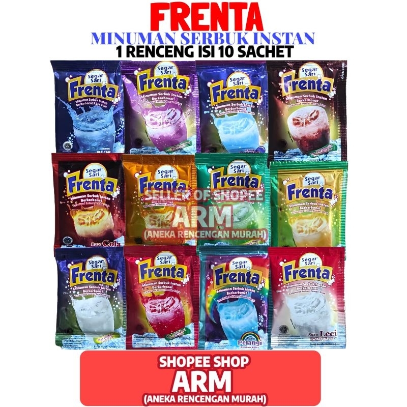 

Minuman Serbuk Frenta 1 Renceng Isi 10 Sachet