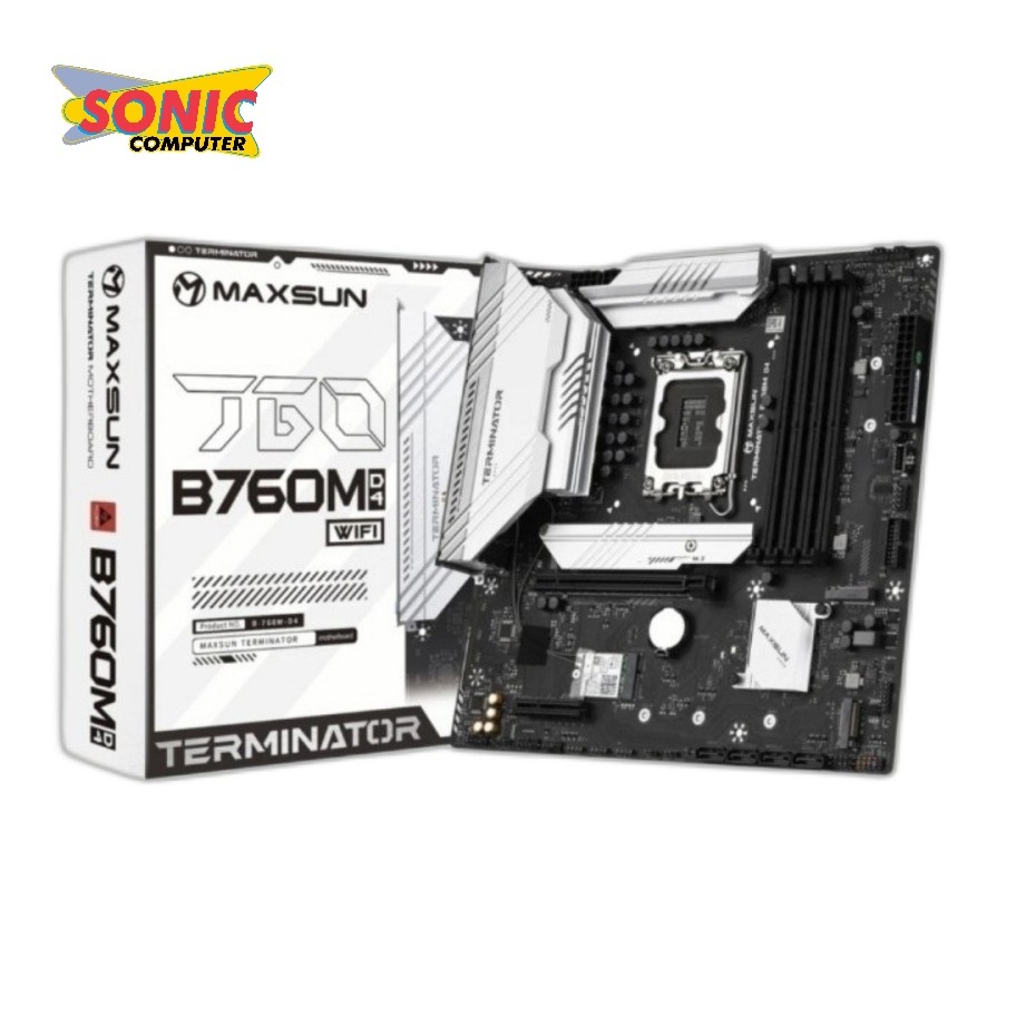 MAXSUN Terminator B760M D4 WIFI (LGA1700, B760, DDR4, USB3.2 Type-C