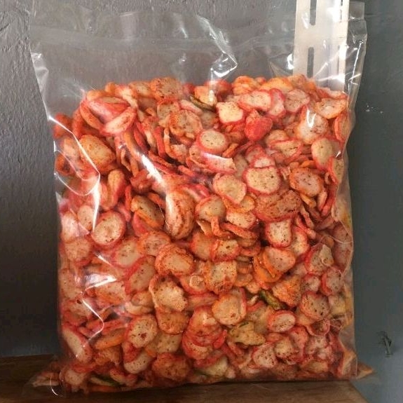 

KERUPUK SEBLAK BULAT | Isi 1 Kg | Snack Viral Aceh