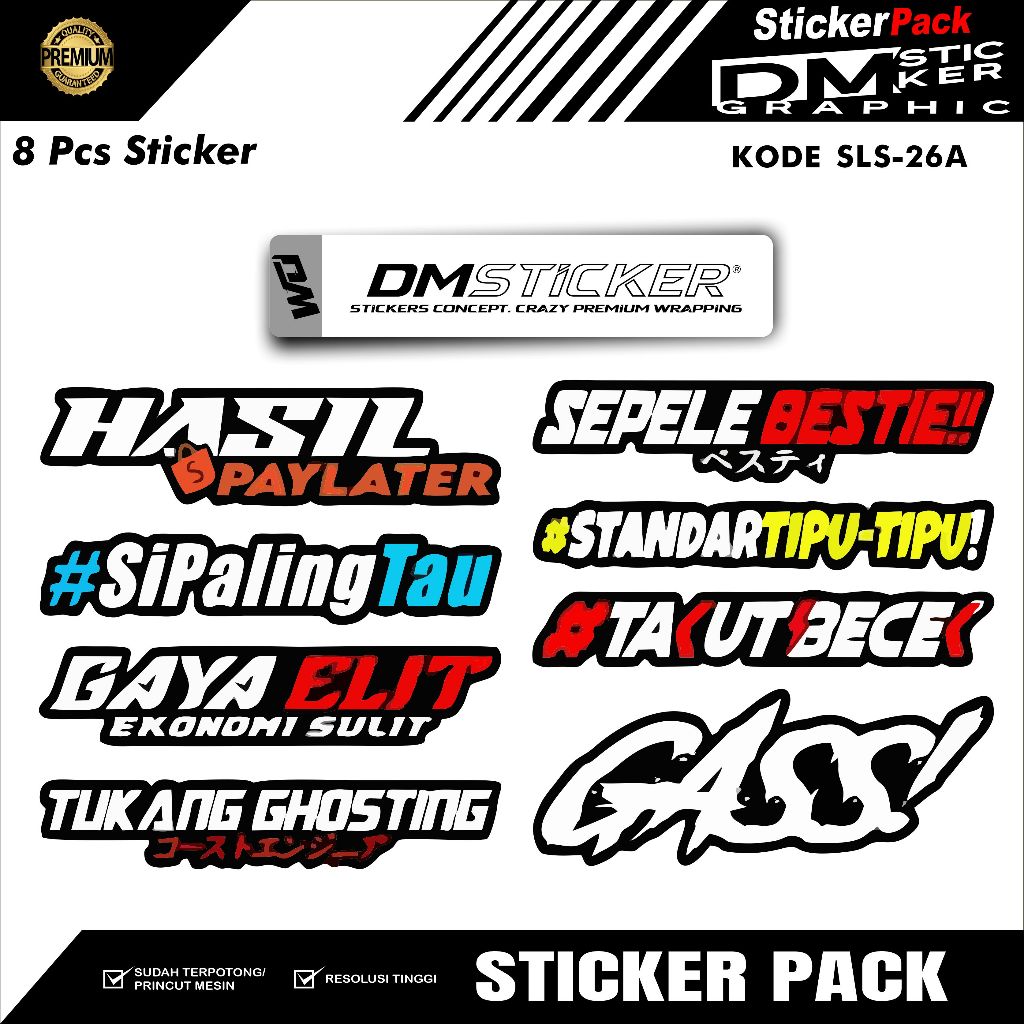 

STICKER TREND TIKTOK HOLOGRAM 10 RIBU DAPAT 8 PCS KODE SLS-26