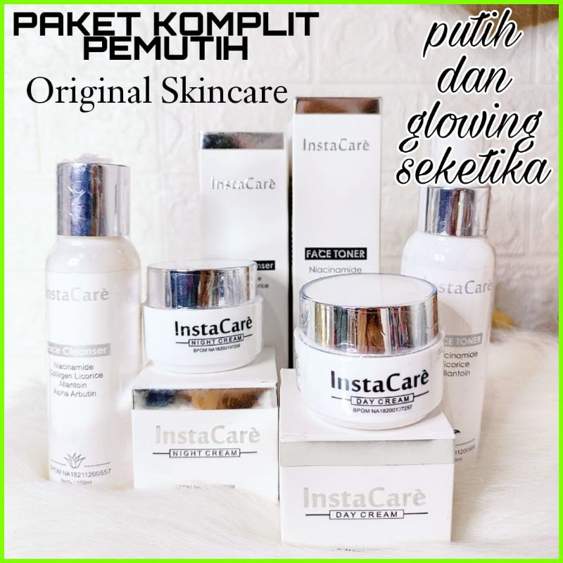 cream pemutih wajah bpom glowing paket terlaris krim pria wanita cepat penghilang flek hitam whiteni