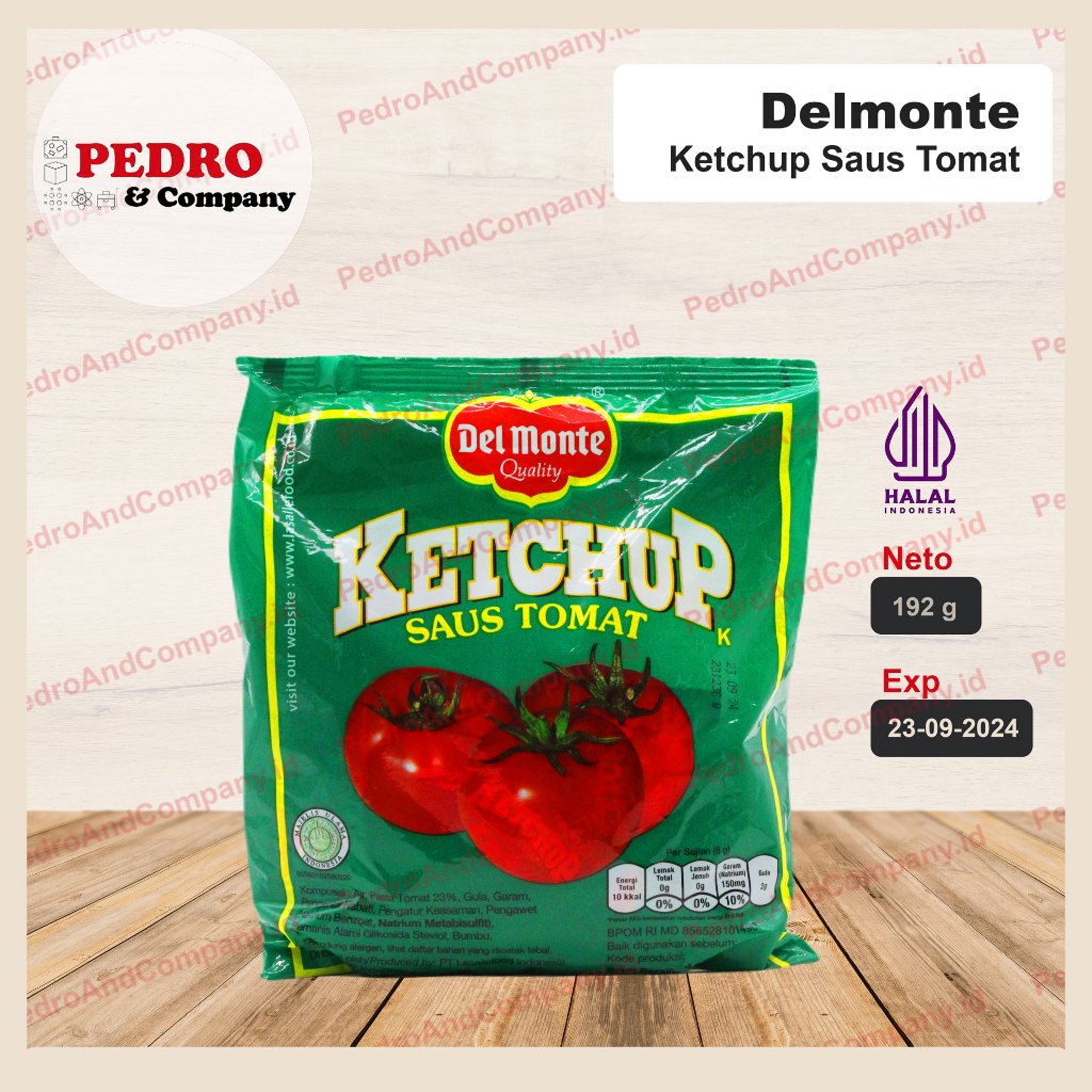 

Del Monte ketchup 24 SACHET @ 9 gram - saos tomat sauce tomato