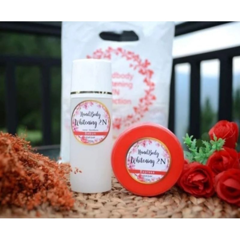 paket hand body whitening 2N NENKNUNA