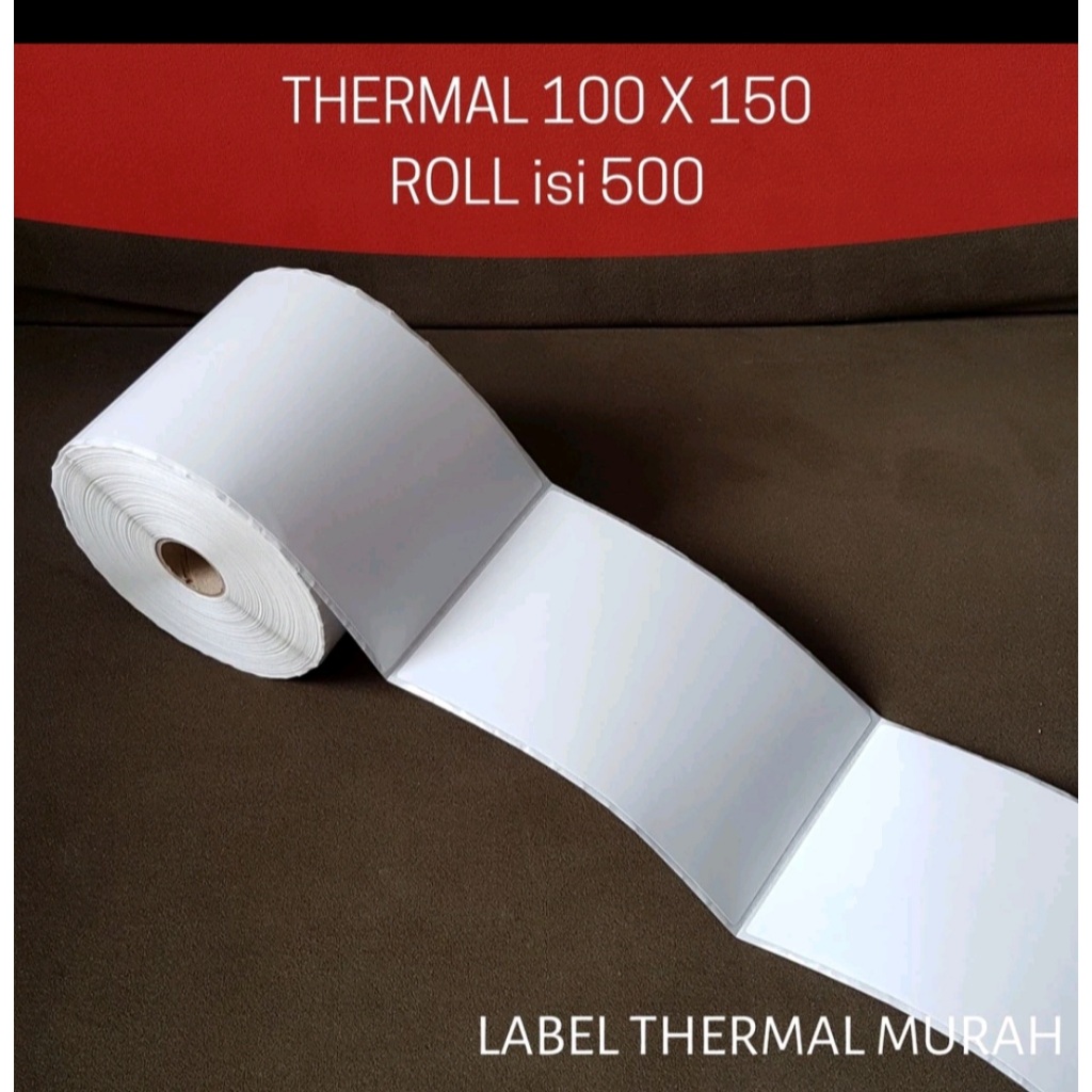 

Label Stiker Thermal 100x150 mm 10x15cm 500pcs