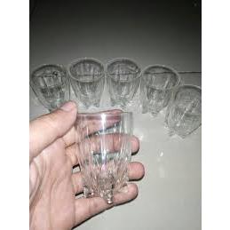 Gelas Kaca Belimbing Bening/ Gelas Kopi / Gelas Jamu / Gelas Ciu / Gelas Teh / Gelas 509