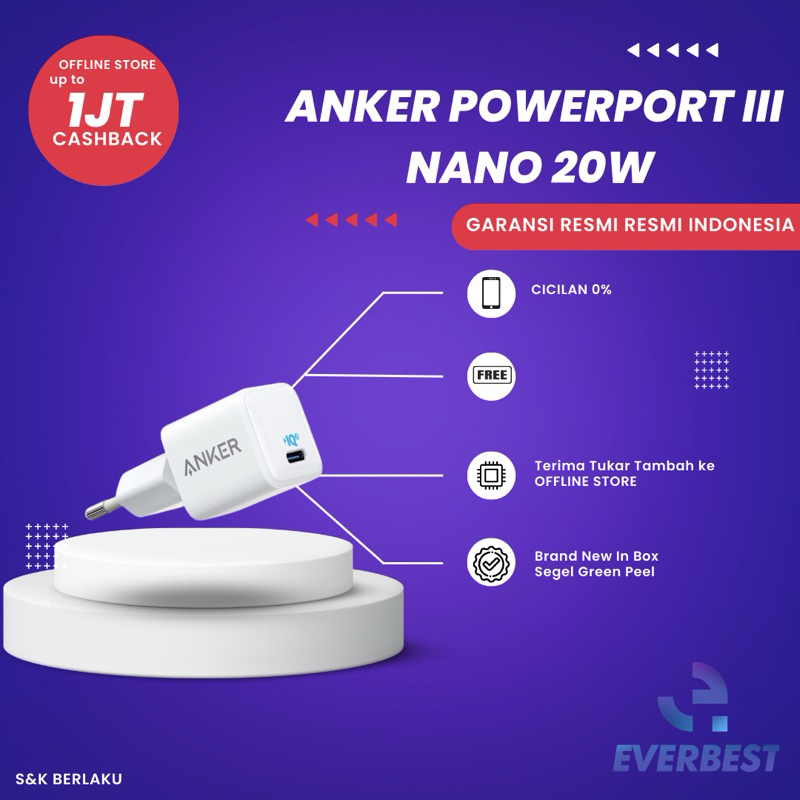 ANKER POWERPORT III NANO 20W