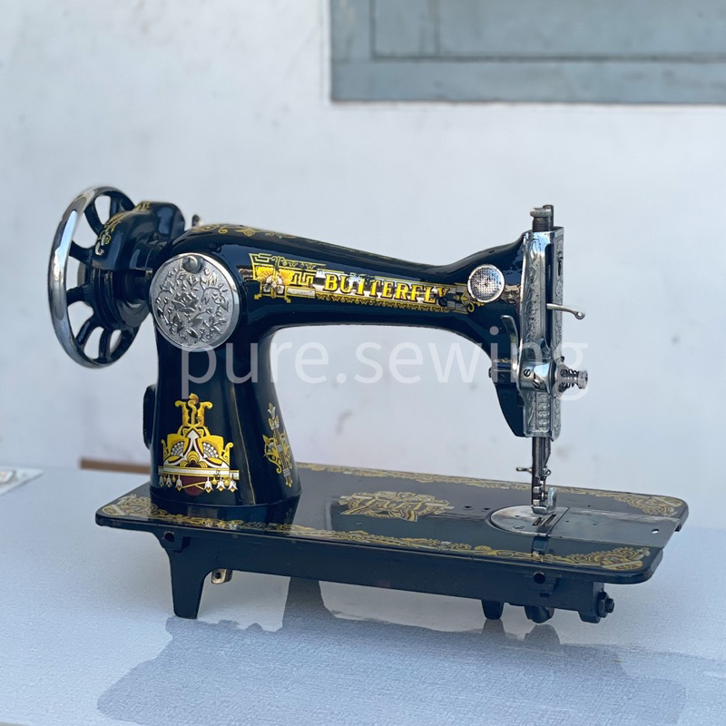 Mesin Jahit Tradisional Butterfly Lama (Bekas) 1970-an