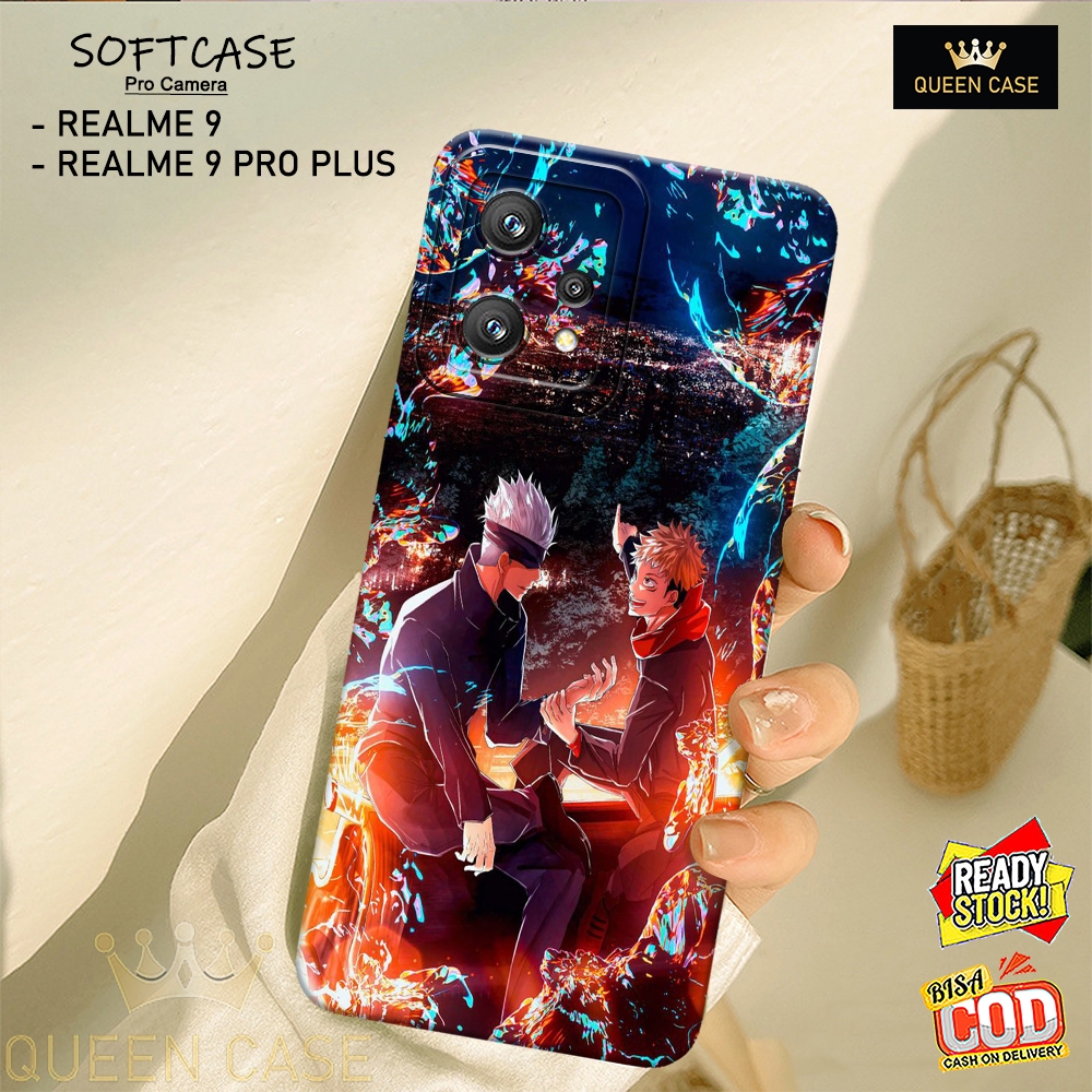 Case Hp REALME 9 / REALME 9 PRO Terbaru Motif ANIME Bahan Softcase Silikon Lentur & Tebal