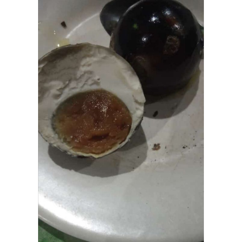 

telur asin asap/ panggang Masir 10 butir bublewrap