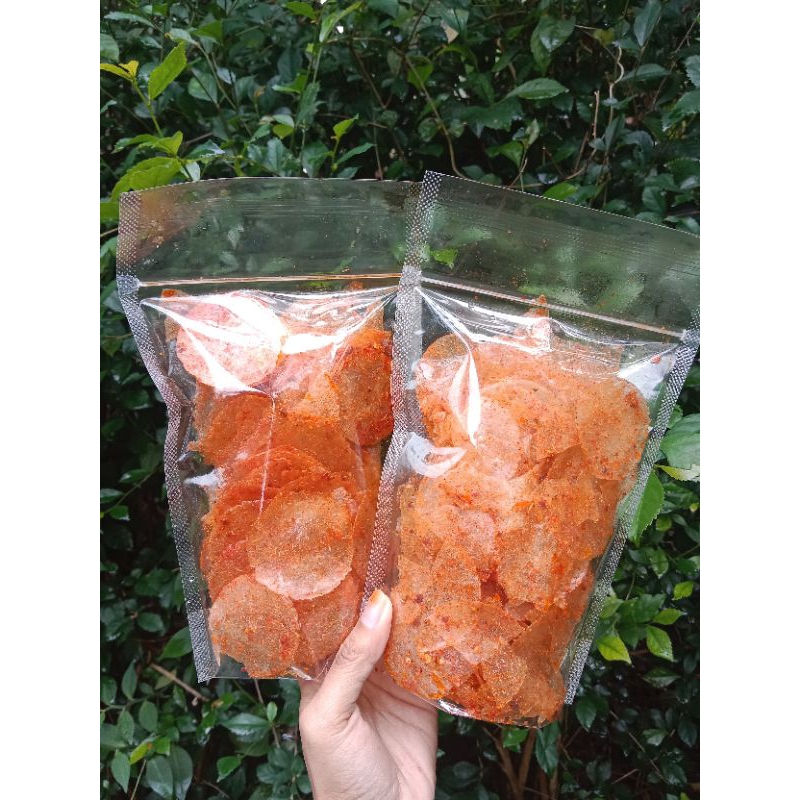 

KRIPIK KACA pedas daun jeruk 50g & 100g MURAH ECER GROSIR
