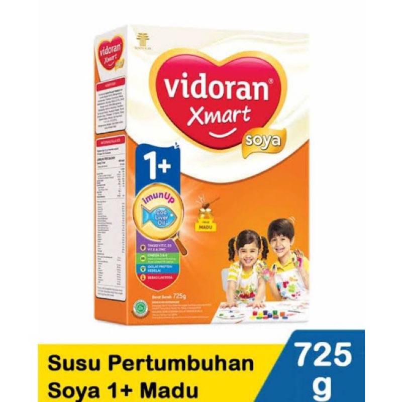 TERLARIS Vidoran Xmart Soya 1+ Madu 725gr exp Nov 2024